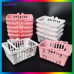 xuhaiy Giỏ mua sắm thu nhỏ Nhà búp bê đồ chơi đồ nội thất