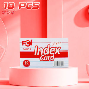 FCI Index Cards – 3×5 in 4×6 in & 5×8 in (10 or 20 Sheets/Pack) | Premium Writing Cards for Flashcards Study Notes Office & School Use