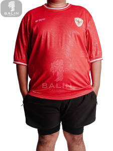 BIG SIZE JERSEY TIMNAS TERBARU 2024 JUMBO BAHAN EMBOS LENGAN PENDEK JERSEY ERSPO UKURAN BESAR BGSIZE