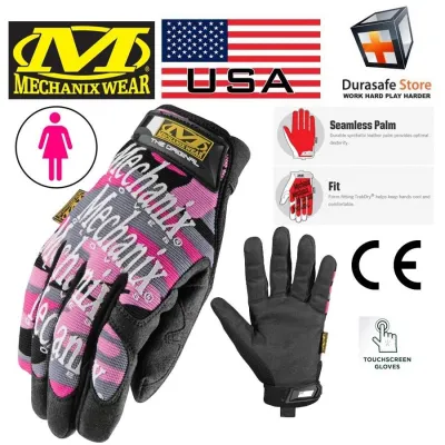 GĂNG TAY NỮ CHỐNG TIA UV MECHANIX MG-72 Original Women Glove Camo Pink