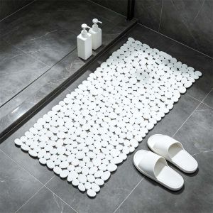 Mativo Non-Slip Mat Bath Mat Anti Slip Bathroom Mat Strong Suction Cups Quick Dry Drainage Holes Shower Safety