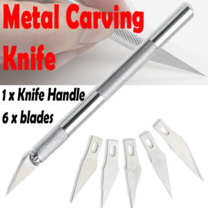 Blade Cutting Knives Metal Carving Knife Hand-made Rubber Stamp Film Cutter Carve Chisel