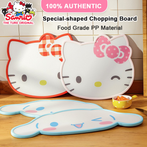 100% Authentic Sanrio Hello Kitty Cutting Board Antibacterial Anti-skid Chopping Boards Kitchen Non-slip Board Food Grade PP Material LFB187