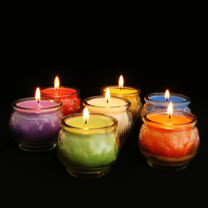 [SG Ready Stock] 24H Smokeless Lotus Butter Lamp Candle Eco-Friendly Ghee Candle for Buddhist Worship Temple Home Altar Offering