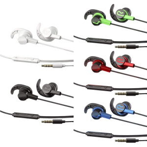 Comfortable In Ear Corded Headset Clear Voice Call Noise Reduction Ergonomic Design For Workout Jogging