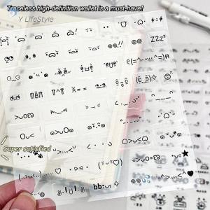 Y LifeStyle สตีฟสุ่ม2ชิ้นน่ารักสัตว์เลี้ยงสติกเกอร์อีโมติคอนโปร่งใสสติกเกอร์ตกแต่งวารสาร