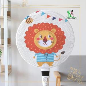 Bọc quạt an toàn cho bé lưới bọc quạt bọc quạt chống bụi cho bé họa tiết hoạt hình dễ thương - Life Style 4U