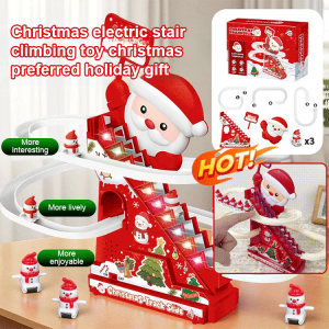 Santa Claus Electric Climbing Stairs Toy