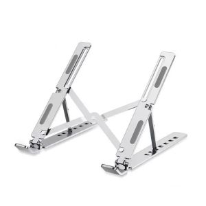 Giá đỡ laptop di động N3 làm từ hợp kim nhôm có thể gấp gọn dùng cho laptop từ 10 đến 17 inch đồng thời có thể dùng làm giá đỡ cho máy tính bảng.