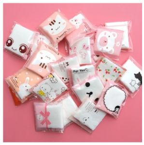 Kapas Toner Isi 25 Lembar Kapas Tipis Untuk Make Up Kapas Travel Pack Karakter Random