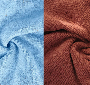 Microfiber Cleaning Cloth 30x30cm 300GSM Lint-Free Ultra Absorbent Towel for Car Kitchen Home (Blue/Brown 1/3/5pcs)