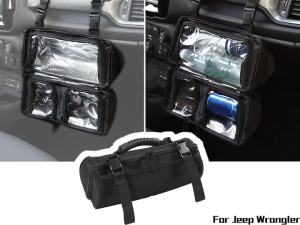 HH8 TESIN Multifunction Co-pilot Handle Storage Bag Universal Accessories For Jeep Wrangler TJ JK JL JT Renegade Compass 1997-2022 9H2B5