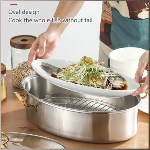 Steamer with Glass Lid Stainless Steel Steamer Visible Pot Lids Details Come From Pursuit Steamed Fish