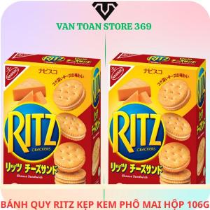Bánh quy RITZ crackers nhân kem phô mai hộp 106g