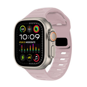 Sport Strap for Apple Watch Ultra 2/Ultra 49mm 45mm 41mm 42mm 38mm 44mm 40mm Soft Silicone Outdoor Strap for iWatch Series 9 8 7 6 5 4 SE 3 2 1