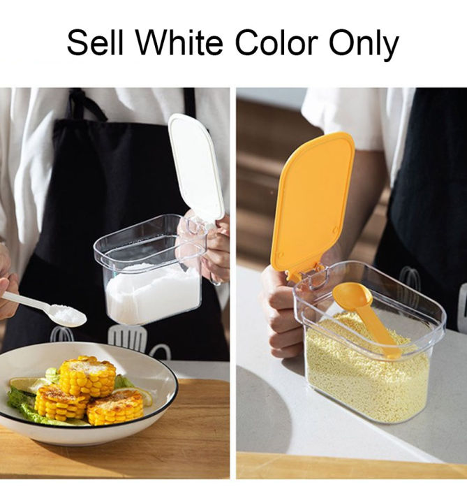 Zeekea%203%20Grids%20Seasoning%20Box%20with%20Handle%20and%20Spoon,%20Seasoning%20Storage%20Container%20Rack%20Combo%20Set%20with%20Removable%20-%20Image%205