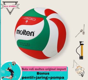 Bola Voli Molten Origjinal 4500 5000 Volly Empuk Premium Import No 1 Outdoor