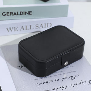 [Local Seller] Travel Jewelry Box Organizer Portable Small PU Leather Earrings Ring Necklace Mini Jewellery Box Storage