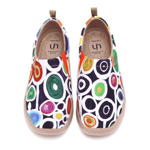 UIN Toledo I Bohemian retro Travel Shoes Canvas Art Slip on Lightweight Loafers Breathable Fashion Sneakers