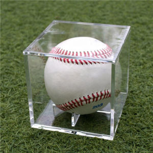CUNXIN Acrylic Souvenir Golf Ball Transparent UV Protection Softballs Baseball Display Box Baseball Box 9 Inch Baseball Storage Box