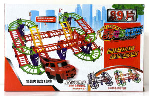 ✮T026✮ Toy - 69pcs / 89pcs Railway Car Set Train Track Cars Toy Children Gift Child Ages 3+ (Car Random)