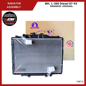 14012 Mitsubishi L-300 L300 Diesel Radiator Assembly 1987-1993 M/T 390X568x32mm SW600045 (Polar)