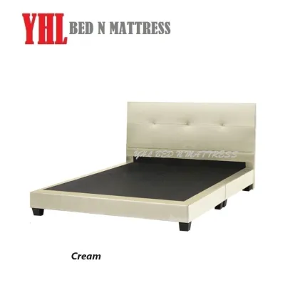 YHL Faux Leather Divan Bed / Bedframe (Available In 4 Sizes)