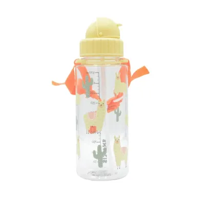 Snapkis Tritan Straw Water Bottle 500ml Kids Straw Bottle