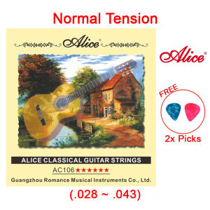 ALICE (AC106) Nylon Guitar Classical String SET (Tali Gitar Nylon Gitar Budak Kecil 1 Set Murah Accessories 吉他弦