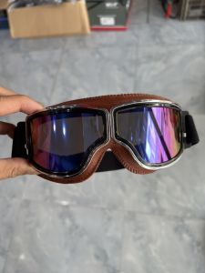 Kính phi công gắn mũ bảo hiểm loại tốt - Kính dây chắn gió chống nắng