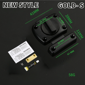 Free Nial Universal Twist Lock Anti-theft Door buckle，Zinc Alloy Security Thicken Cast Barrel Bolt Slide Latch Bathroom Door