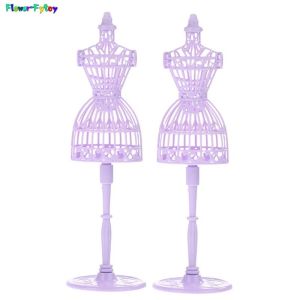 GAOSU Ma-nơ-canh 1 cái Manikin Giá đỡ búp bê Móc treo rỗng Tự làm Giá đỡ cho váy búp bê Đồ Giữ váy Giá treo quần áo búp bê Giá trưng bày búp bê