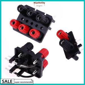 【ROYALBELLEY】 2 4 6 Positions Bend Pin External Audio Jack Speaker Amplifier Banana Plug
