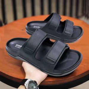 Sandal Slip-On Pria Terbaru Sendal Selop Cowok Nyaman Kekinian Viral HENGRUN