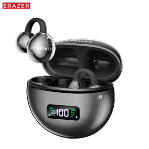 Lenovo ERAZER XF55 Al Smart Real-Time Translation Bluetooth 6.0 Earphone TWS Ear Clip Earphone With LED Display HiFi Stereo