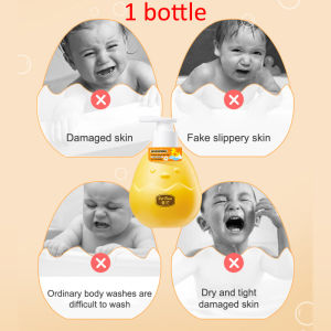 350ml baby shower gel for deep skin care and moisturizing gentle and non irritating harmless to the skin  Baby shower gel