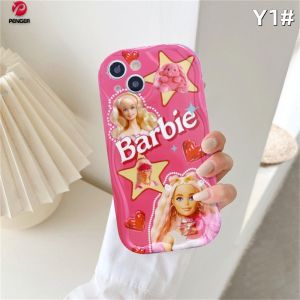 (Lokal Ready) PENGER Casing hp Vivo Y36 Y27 Y16 Y12s Y20 Y02A Y02T Y35 Y11 Y12i Y17 Y21 Y15 Y12 Y30i Y22 Y15s Y20s Y22s Y21A Y21s Y15A Y33s Y51 2020 Y91C Y91 Kartun Princess Barbie Rose Boneka Kelinci Merah Soft Tpu Case