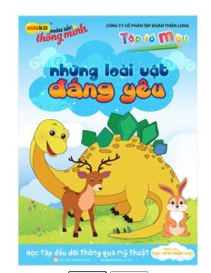 Tập tô màu Những loài vật đáng yêu Hoa trái trong vườn Thiên Long Colokit