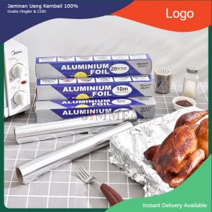 [Loại Dầy 30cmx10] Cuộn Giấy Bạc Nướng Màng Nhôm Nướng Thịt Bảo Quản Thực Phẩm Nồi Chiên Không Dầu