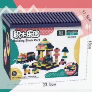 Building Block Park Toys For Children 360pcs Block Friendly Material Toys Bricks Building Block Kids With Storage Box