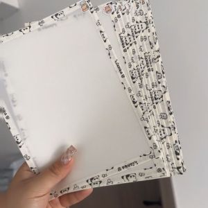 SEA JJT Soft Heat-Resistant Ironing Paper for DIY Crafting and Beadwork with Cute Panda Pattern