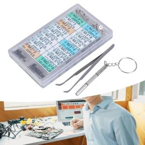 Hoàn Thành 335Pcs máy tính xách tay các loại vít máy tính xách tay phổ thông Bộ vít SSD ốc vít Set cho bảo trì máy tính