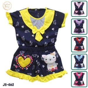 Set Baju Anak Bayi Perempuan Usia 6 Sampai 12 Bulan (Maks Berat Anak 10 Kg) | Baju Bayi Perempuan Usia 6 Sampai 12 Bulan