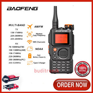 HT Baofeng K6 Multi Band / Walkie Talkie Baofeng Type C Charger Cloning Copy Chanel VHF UHF