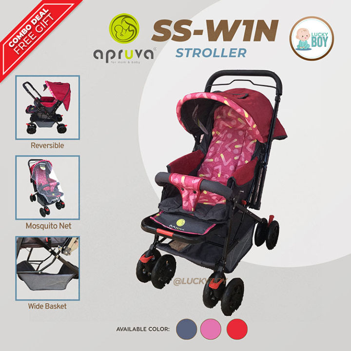 Apruva store stroller red