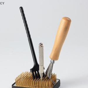 CY 💛🍋 แปรงทำความสะอาดทรงกบดอกไม้สไตล์ญี่ปุ่นสำหรับการจัดดอกไม้แปรงทำความสะอาดคราดทำความสะอาดเข็มดอกไม้