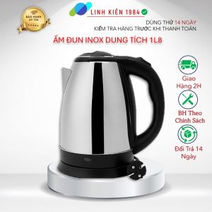 Ấm Siêu Tốc Bình Siêu Tốc 2 Lớp Cách Nhiệt Công Suất 1500W Dung Tích Lớn Tiết Kiệm Điện