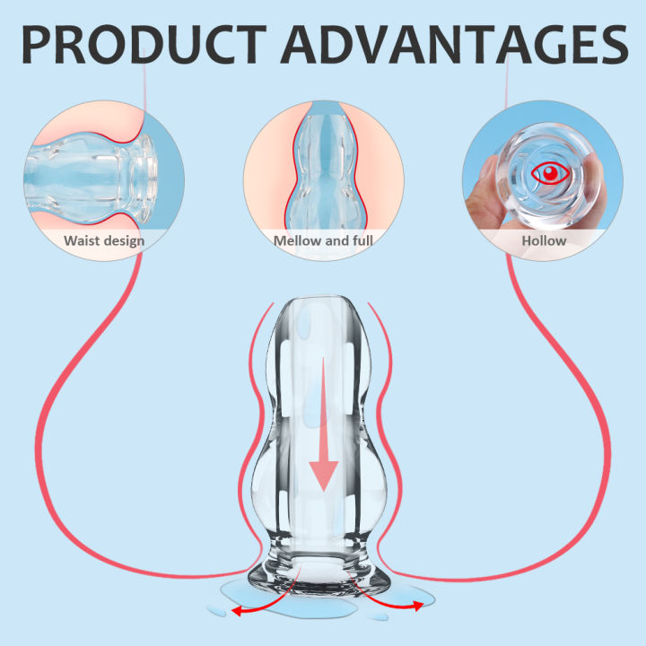 S-Hande See 3 in 1 Transparent Anal Butt Plug See Through Sex Toys for Boys  and Girls | Lazada PH