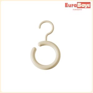 E.B. Space Saving Round Scarf Tie Hanger Circular Ring Clothes Hanger Hat Rack Hook 1Pc