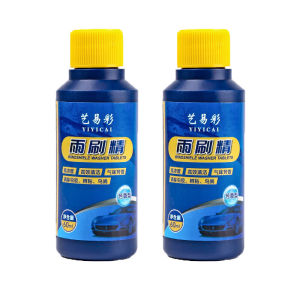 2Pcs 60ml Car Windshield Wiper Washer Liquid Concentrated Descaler Aromatic Car Glass Cleaner Universal Car Cleaning Tool